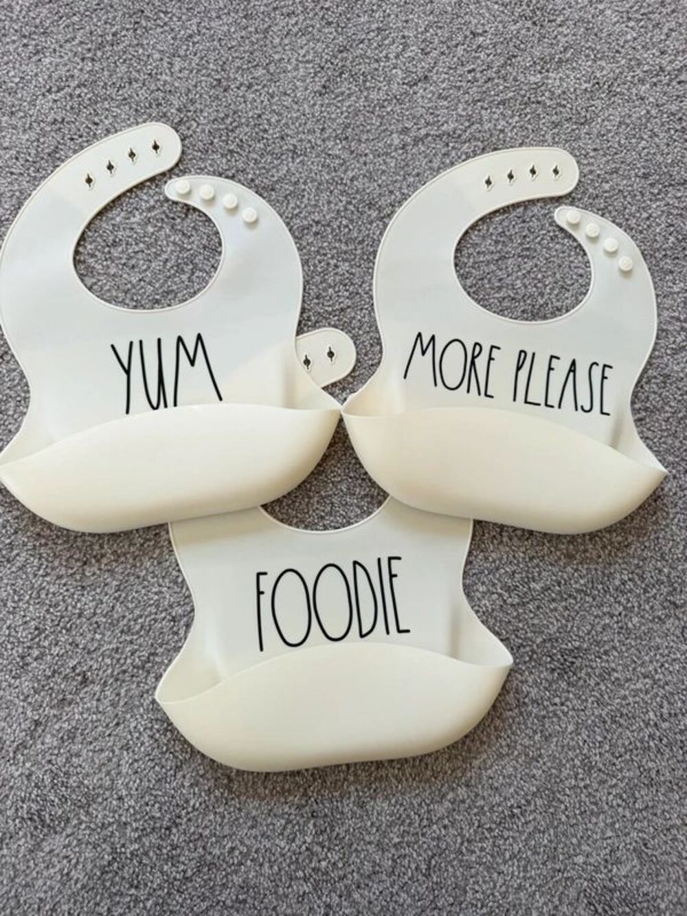 Rae Dunn Silicone Bibs